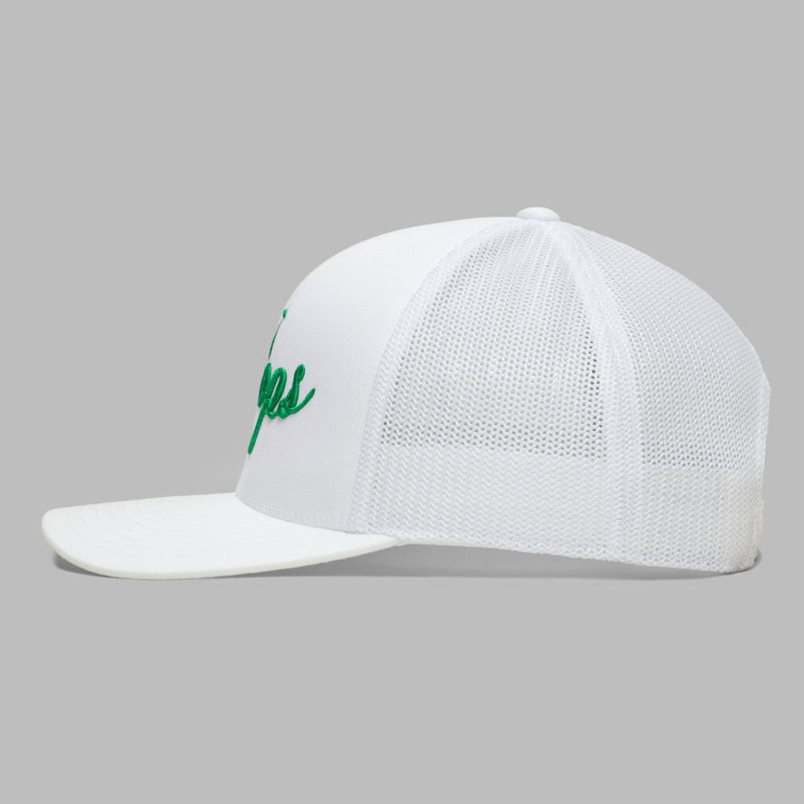 LTD RELEASE POPS TRUCKER HAT in Snow / Clover - Alternate Image 5
