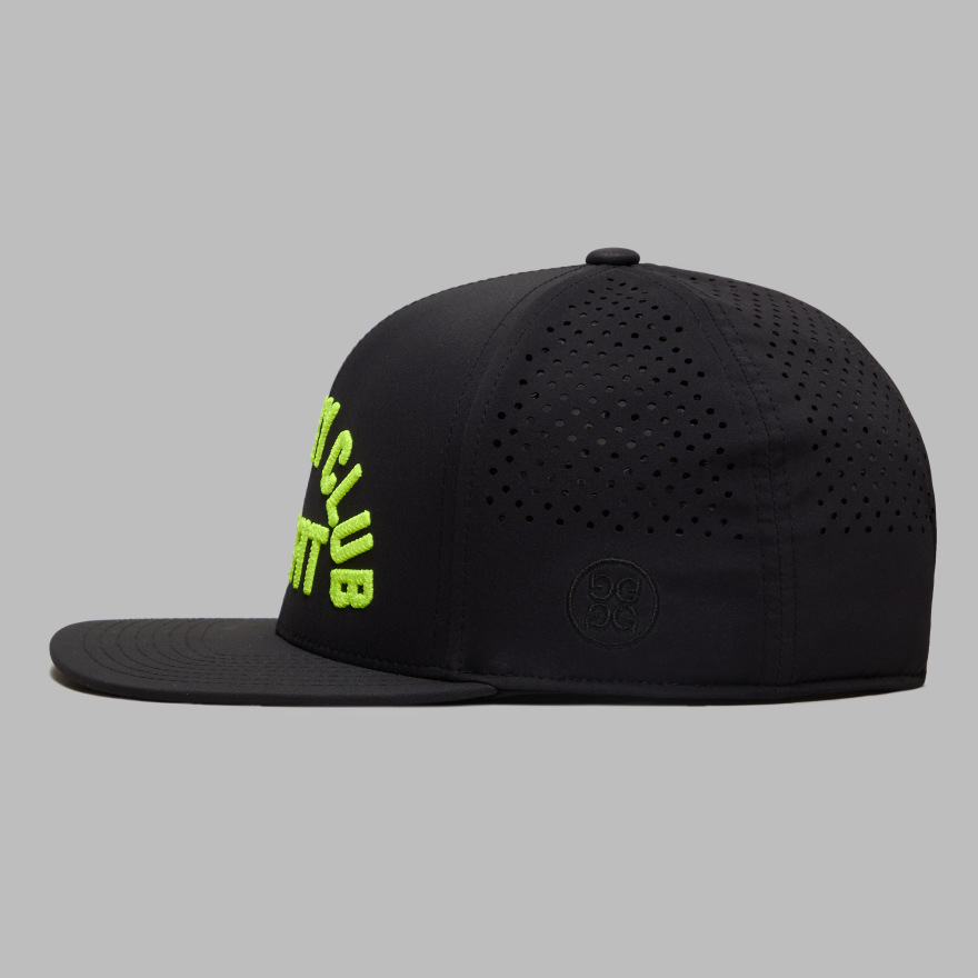 LTD RELEASE COUNTRY CLUB MISFIT PERFORATED DELTA HAT in ONYX / ELECTRIC - Alternate Image 5