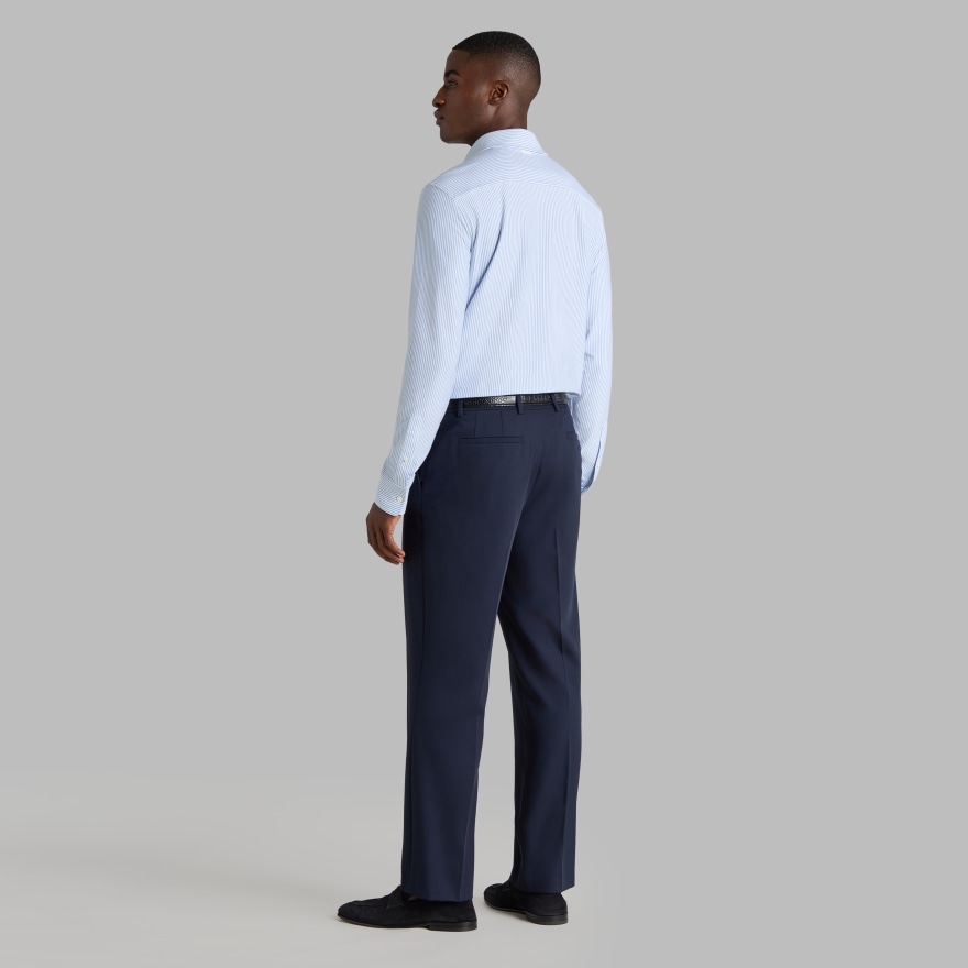 LTD RELEASE LUXE COTTON BLEND SHIRT in SNOW / LISBON - Alternate Image 3