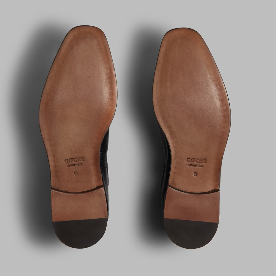 MEN'S METAL TEES LEATHER FLEX LOAFER in Onyx - Alternate Image 3