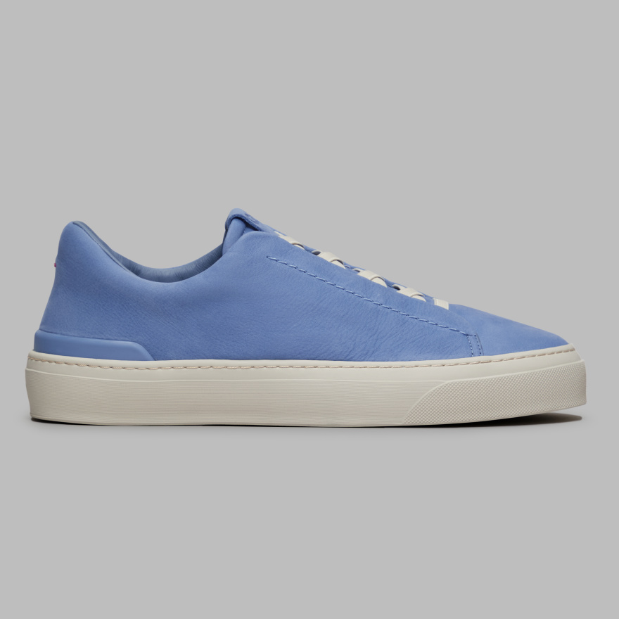 MEN'S ENDEAVOUR SLIP ON LEATHER SNEAKER in Azul - Alternate Image 2