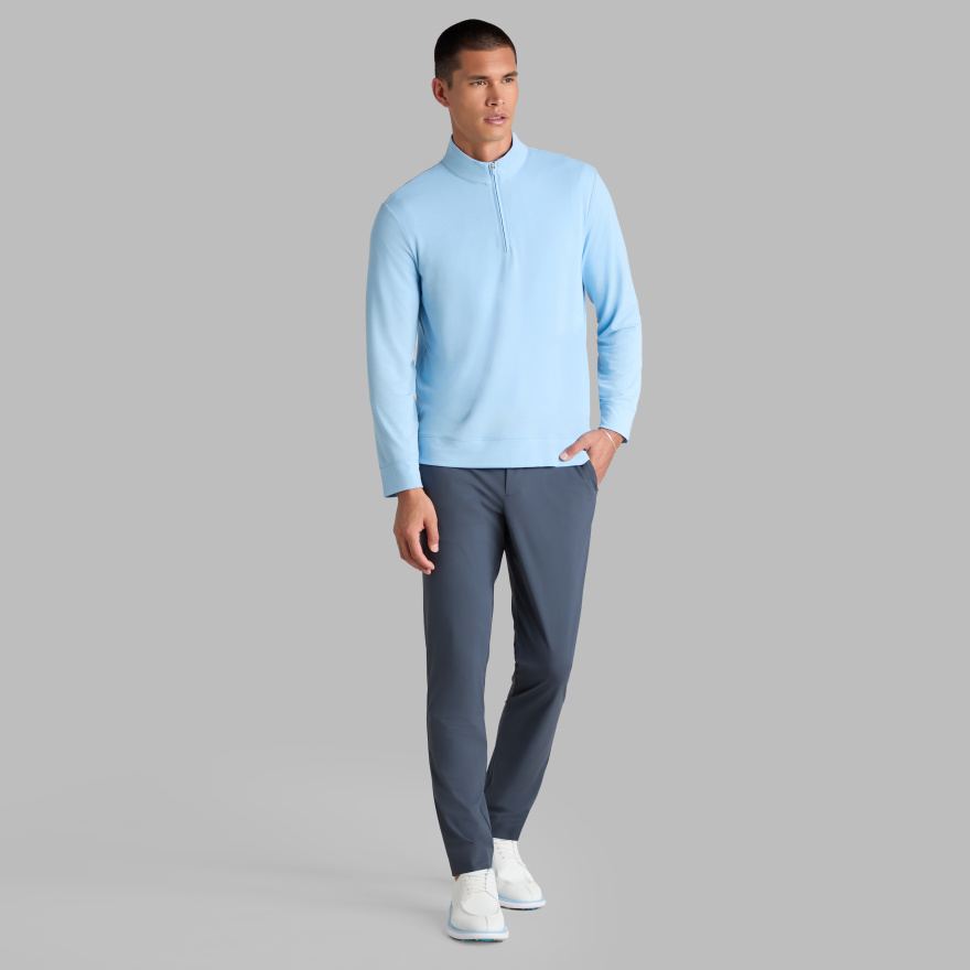SOFT TOUCH JERSEY 1/4 ZIP in BAJA - Alternate Image 2