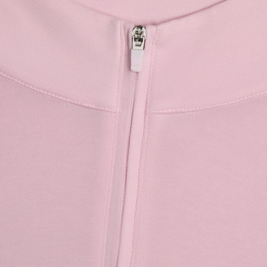 SOFT TOUCH JERSEY 1/4 ZIP in Blush - Alternate Image 4