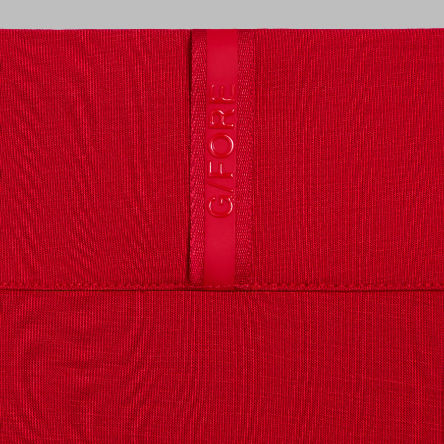 SOFT TOUCH JERSEY 1/4 ZIP in RUBY - Alternate Image 5