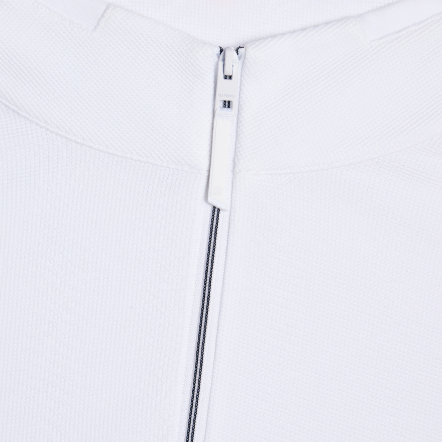 WAFFLE KNIT QUARTER ZIP - Alternate Image 4