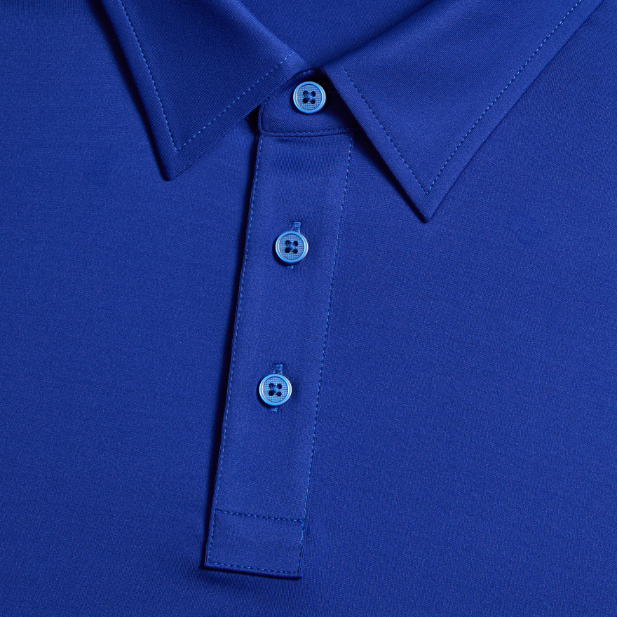 SOLID TECH JERSEY POLO in Cobalt - Alternate Image 4