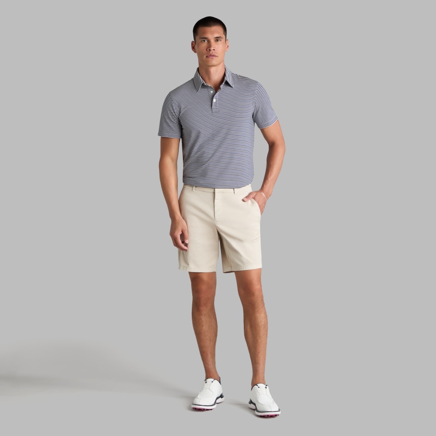 ALL PLAY STRIPE STRETCH KNIT POLO in Twilight - Alternate Image 2