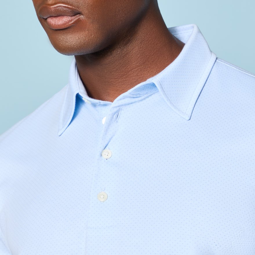 LTD RELEASE LUXE COTTON BLEND POLO in BAJA - Alternate Image 4