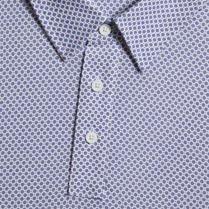 MOSAIC ALL PLAY STRETCH KNIT POLO in Blush - Alternate Image 4