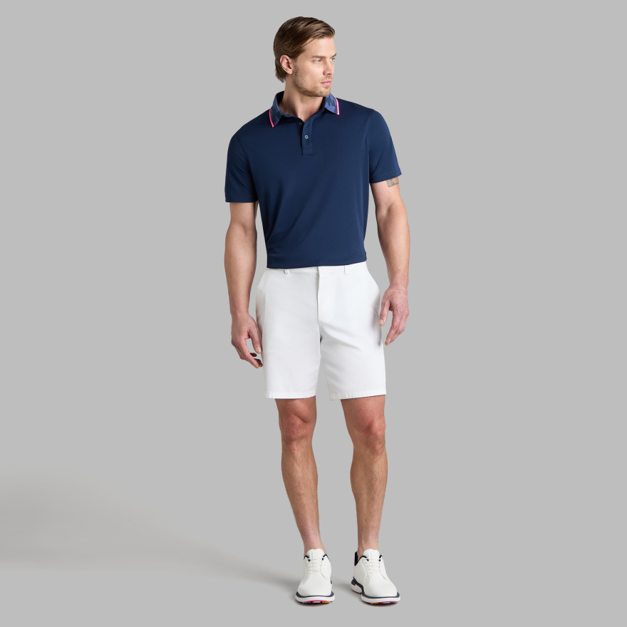 CAMO COLLAR PERFORMANCE PIQU&Eacute; POLO in Twilight - Alternate Image 2