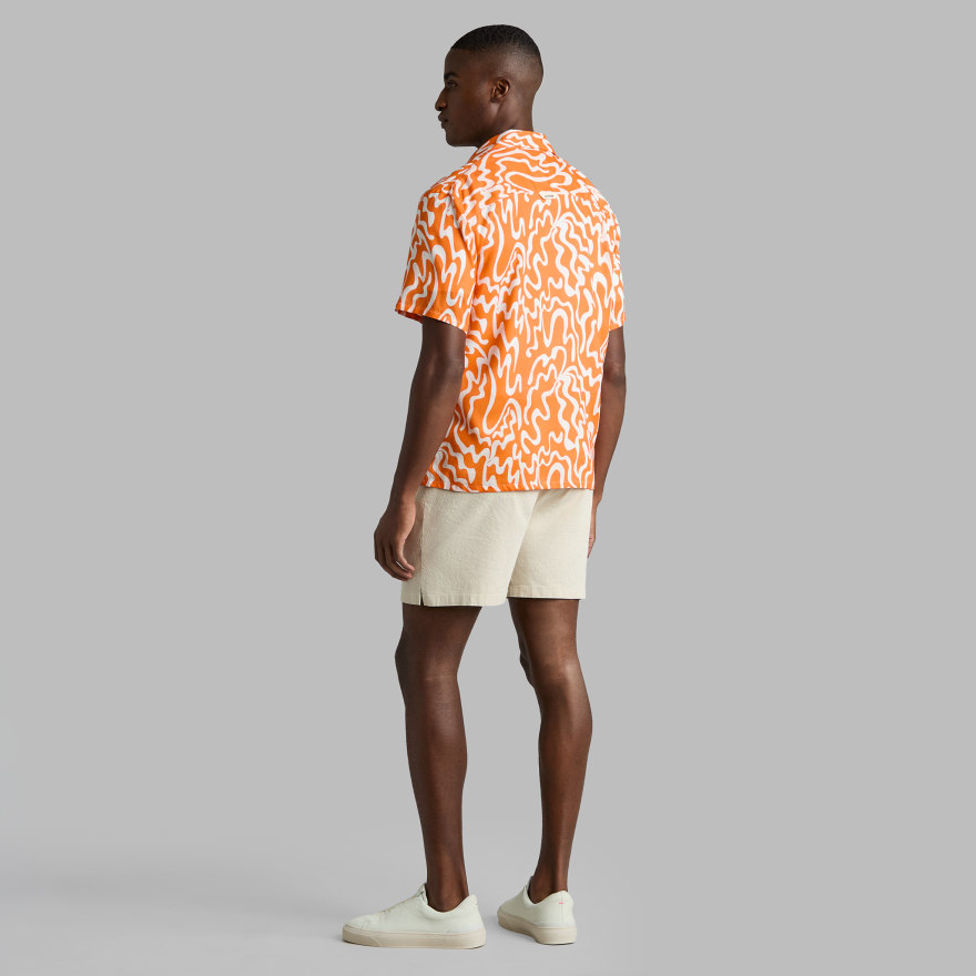LTD RELEASE BEACHSIDE LINEN DRAWSTRING SHORT in STONE - Alternate Image 3
