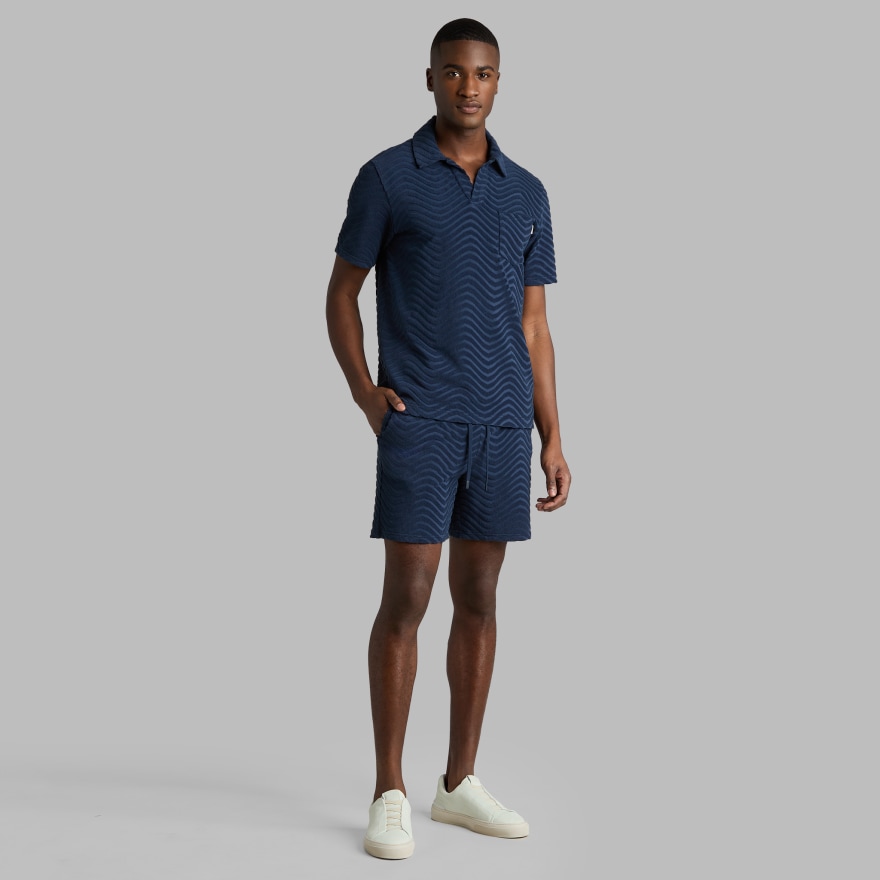 LTD RELEASE SWELL TERRY JACQUARD LOUNGE SHORT in Twilight - Alternate Image 2