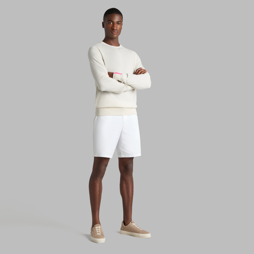 CASHMERE CREWNECK JUMPER in PUMICE - Alternate Image 2