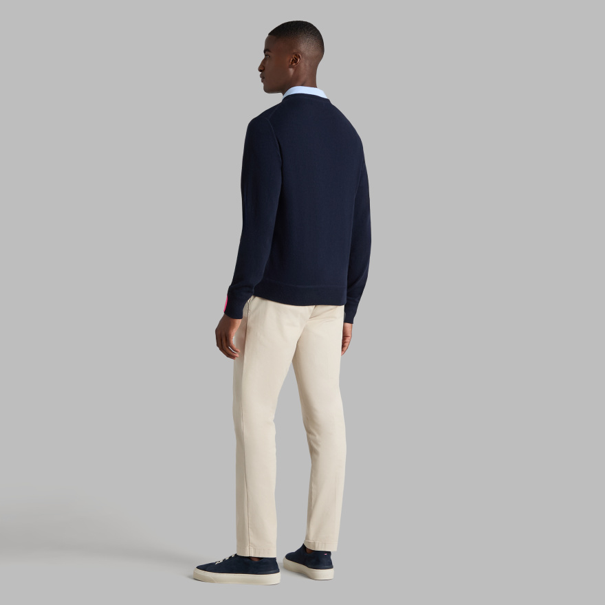 CASHMERE CREWNECK SWEATER in Twilight - Alternate Image 3