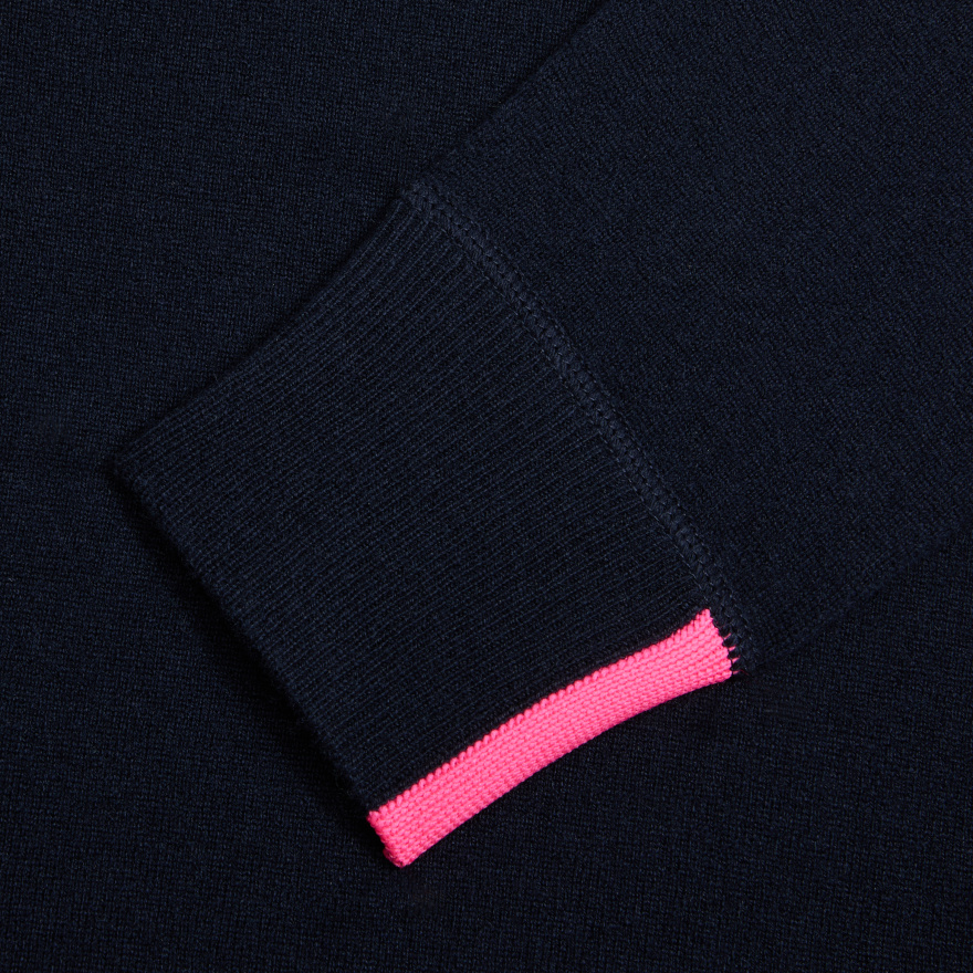 CASHMERE CREWNECK SWEATER in Twilight - Alternate Image 4