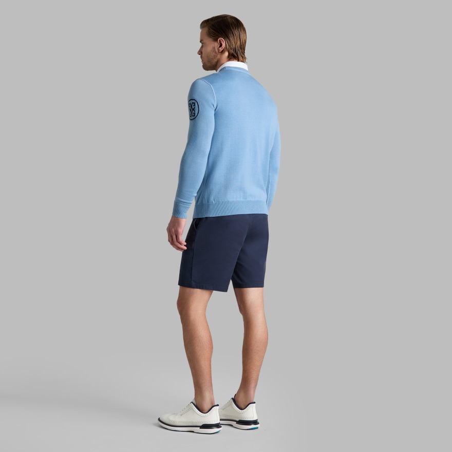 CIRCLE G'S MERINO WOOL CREWNECK JUMPER in BAJA - Alternate Image 3