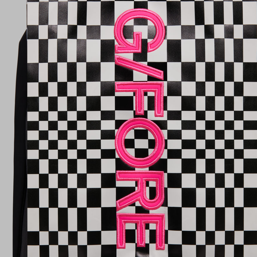 DISTORTED CHECK GOLF BAG TRAVEL CASE | ACCESSORIES FOR MEN AND