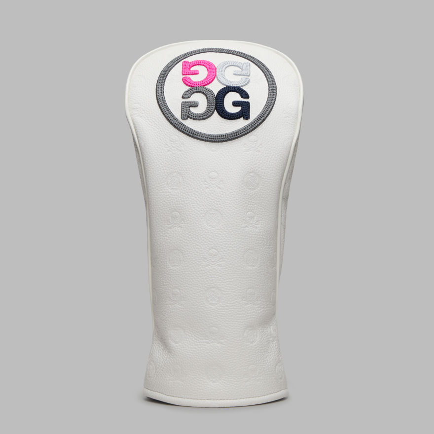 EMBOSSED SKULL & TEES DRIVER HEADCOVER | GOLF HEAD COVERS