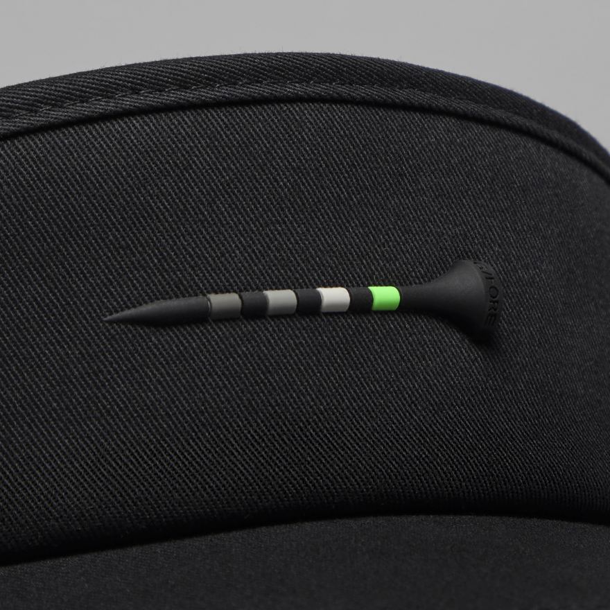 SILICONE TEE VISOR in Onyx - Alternate Image 1