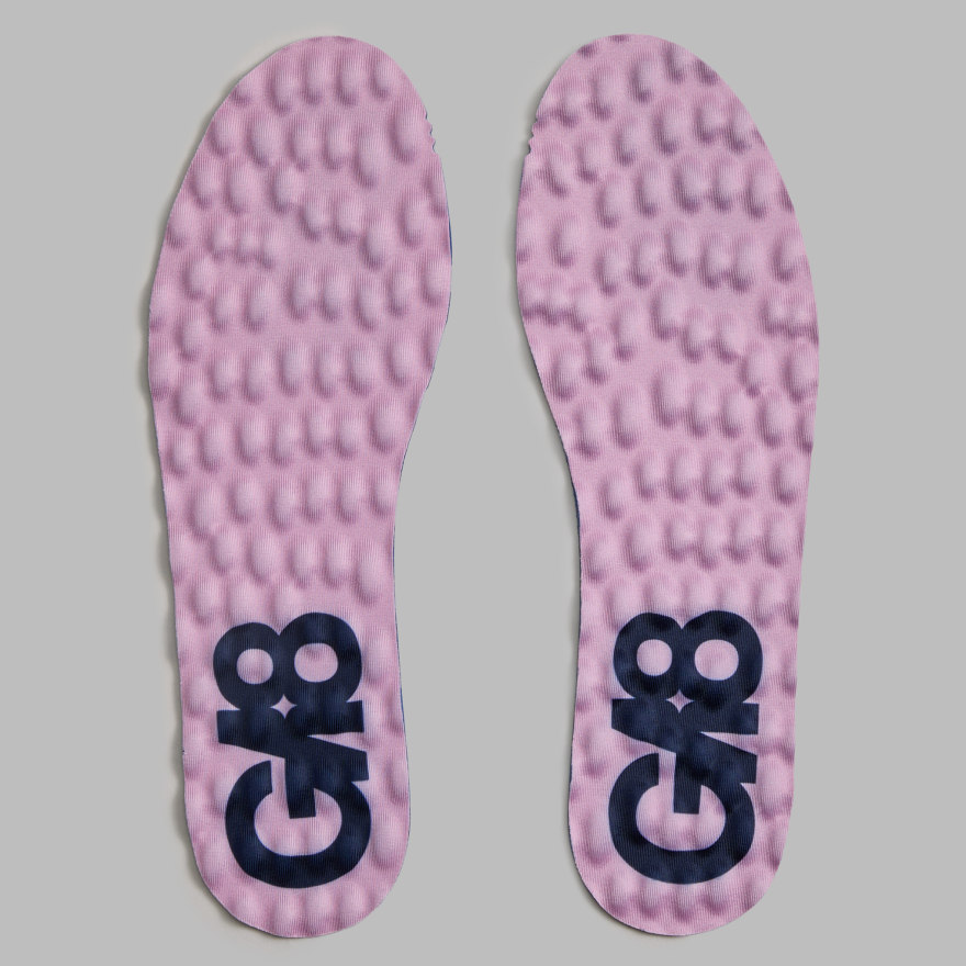 WOMEN'S G/18 GOLF SHOE REPLACEMENT FORE/18 INSOLES in BLUSH / TWILIGHT - Alternate Image 1