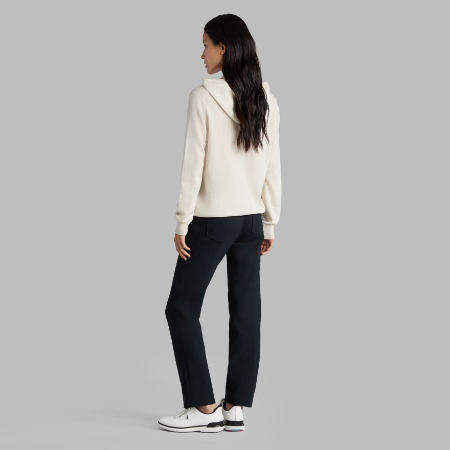 CASHMERE HOODED SWEATER in PUMICE - Alternate Image 6