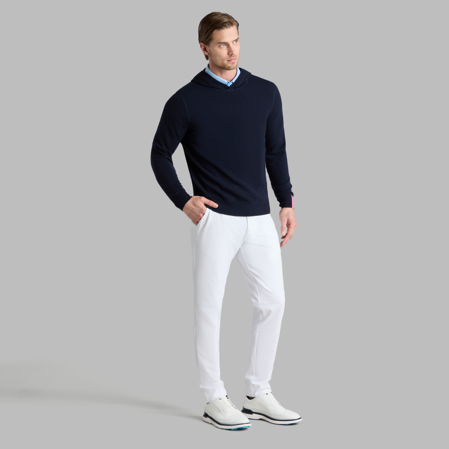 CASHMERE HOODED JUMPER in Twilight - Alternate Image 3