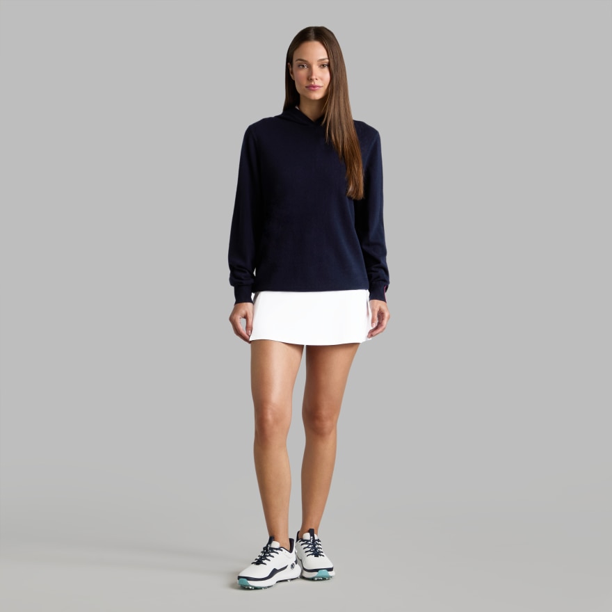 CASHMERE HOODED JUMPER in Twilight - Alternate Image 5