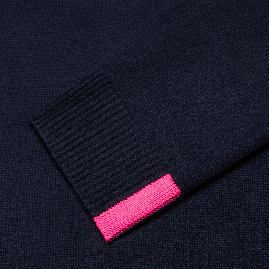 CASHMERE HOODED JUMPER in Twilight - Alternate Image 7