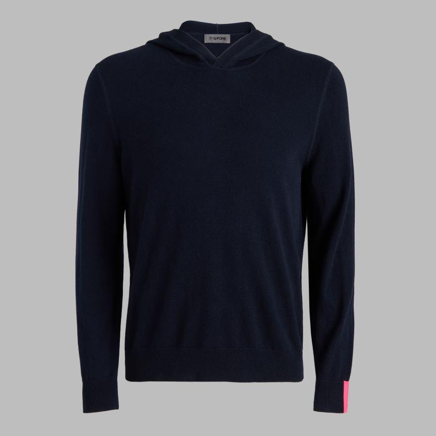 CASHMERE HOODED JUMPER in Twilight - Alternate Image 8