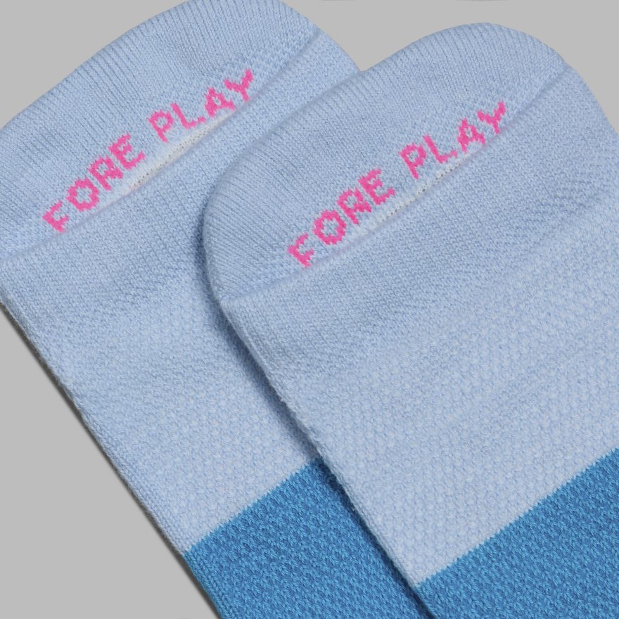 WOMEN'S TWO TONE FORE PLAY ANKLE SOCK in BAJA / VENETIAN - Alternate Image 2