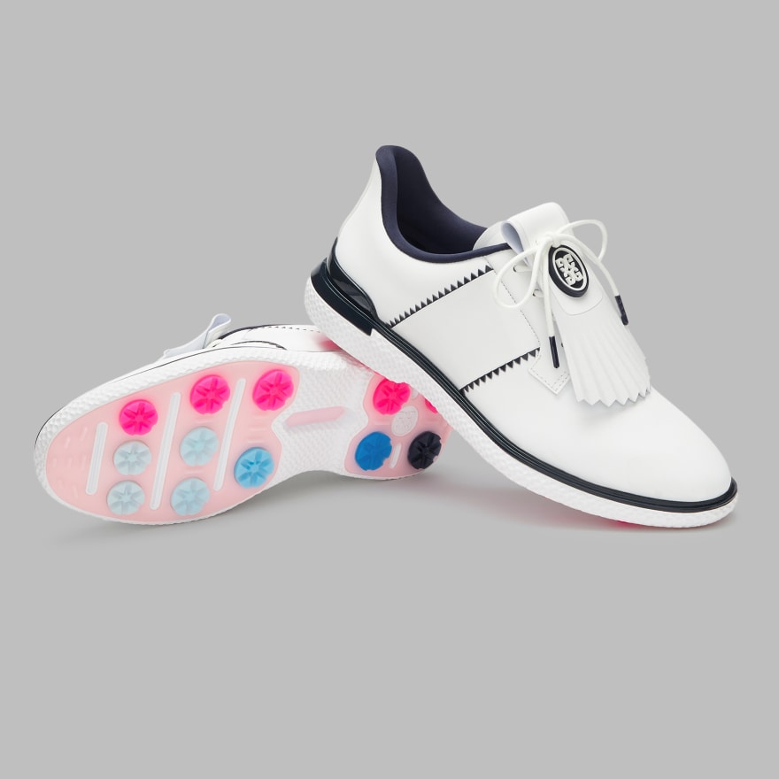 WOMEN'S GALLIVAN2R SIDE STRIPE KILTIE GOLF SHOE in Snow / Twilight - Alternate Image 3