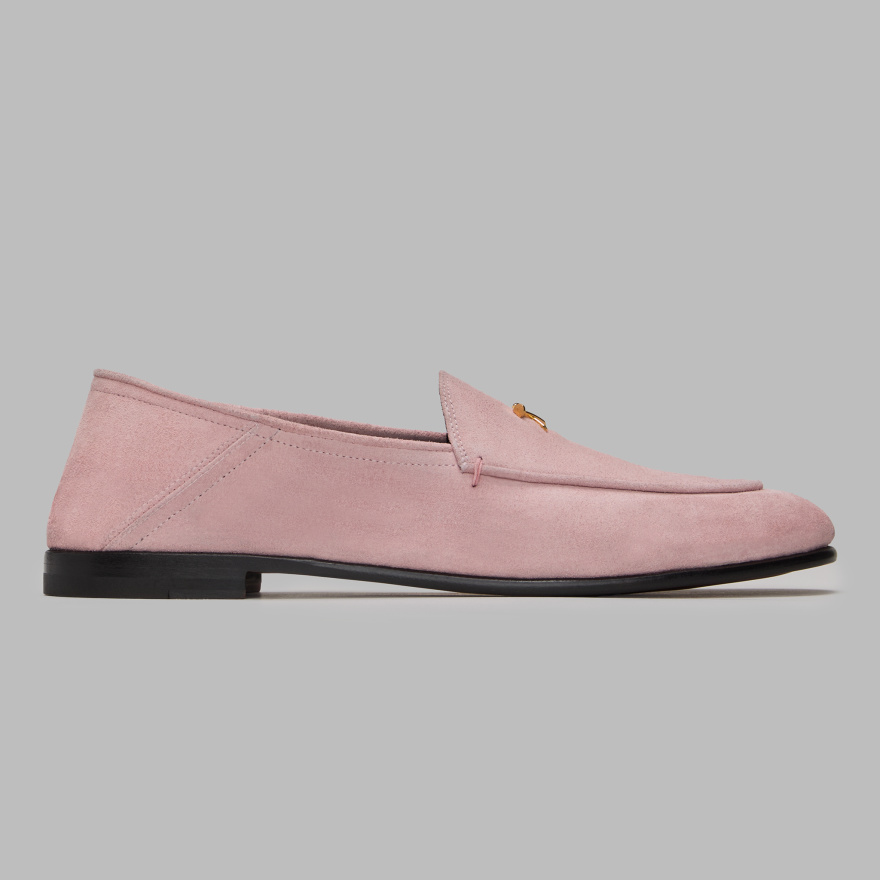 WOMEN'S METAL TEES SUEDE FLEX LOAFER in Blush - Alternate Image 2