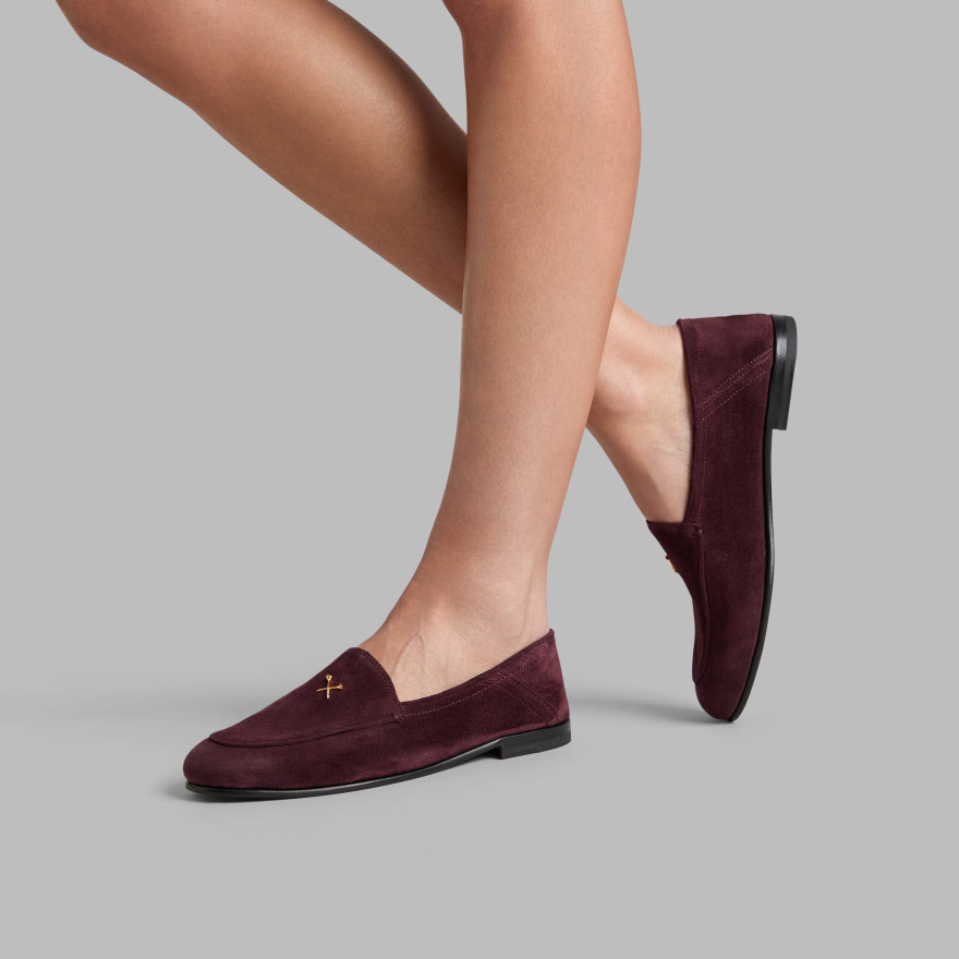 WOMEN'S METAL TEES SUEDE FLEX LOAFER - Alternate Image 5