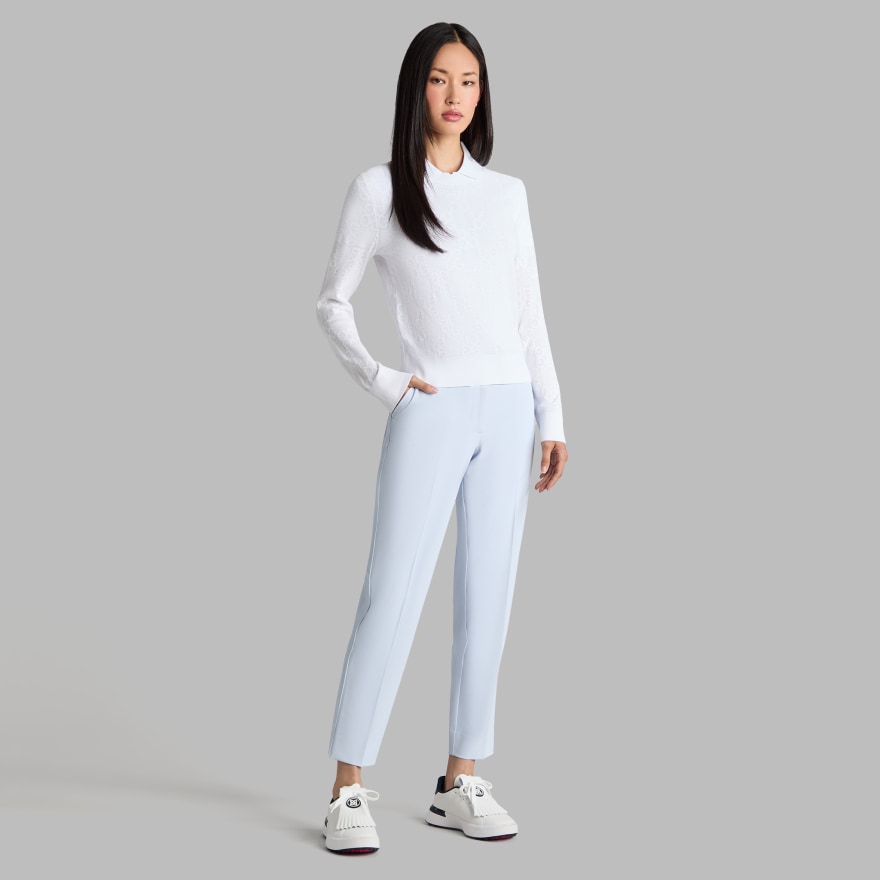 POINTELLE G CREWNECK SWEATER - Alternate Image 2
