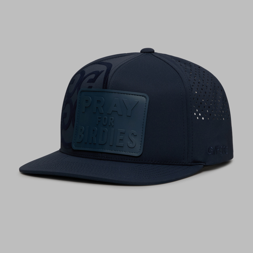 PRAY FOR BIRDIES PATCH PERFORATED DELTA HAT |MEN'S HATS | G/FORE