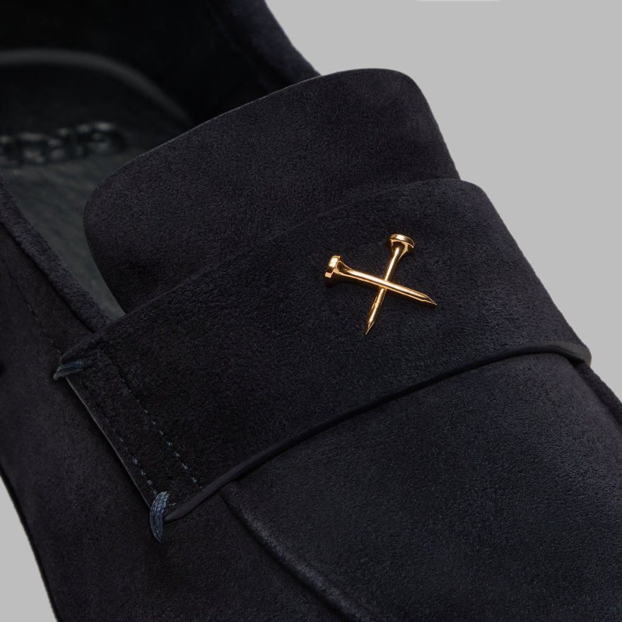 MEN'S METAL TEES SUEDE FLEX LOAFER in Twilight - Alternate Image 1