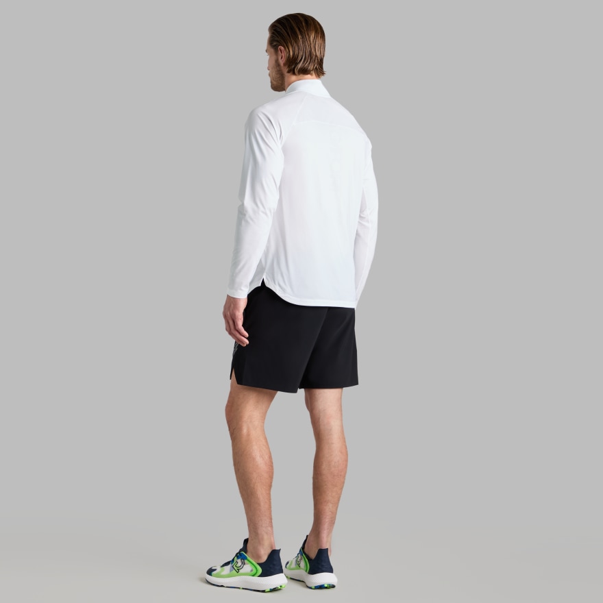 TECH MÉLANGE RAGLAN QUARTER ZIP PULLOVER | MEN'S PULLOVERS