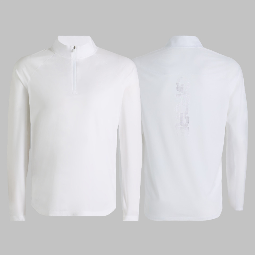 TECH MÉLANGE RAGLAN QUARTER ZIP PULLOVER | MEN'S PULLOVERS