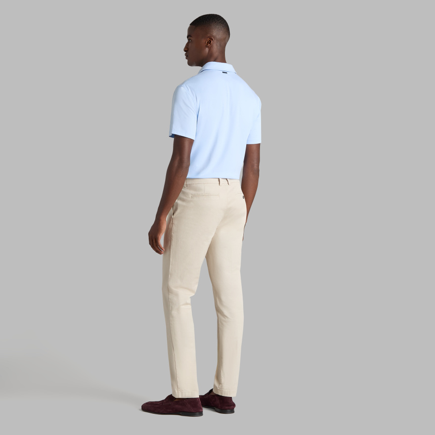 LUXE COTTON BLEND POLO in BAJA - Alternate Image 3