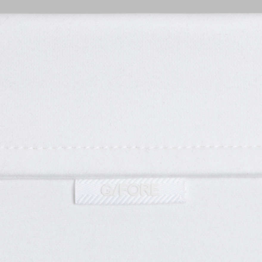 LUXE COTTON BLEND POLO in Snow - Alternate Image 5