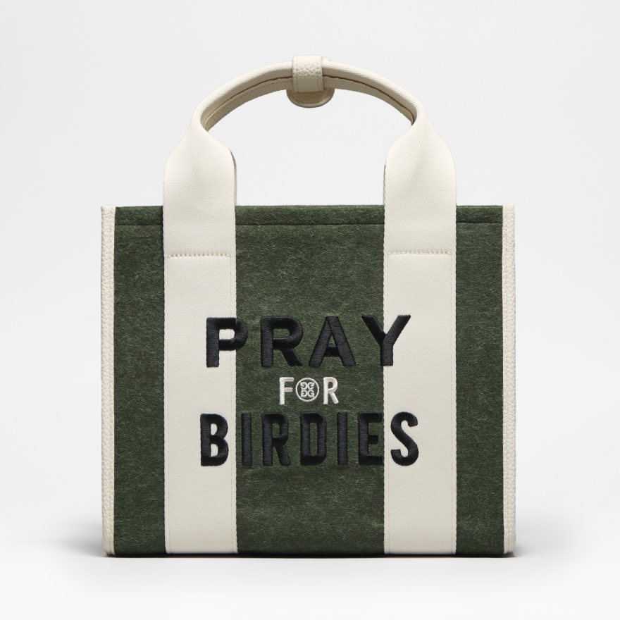 LTD RELEASE PRAY FOR BIRDIES BRUSHED SQUARE BAG in Khaki - Alternate Image 1