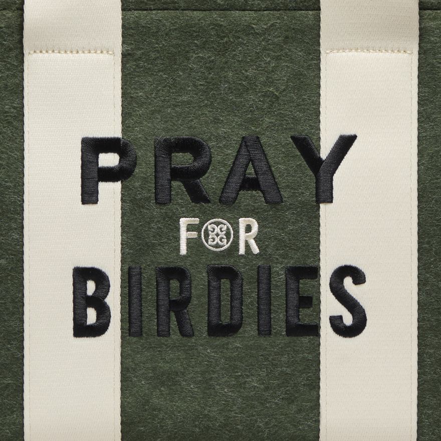 LTD RELEASE PRAY FOR BIRDIES BRUSHED SQUARE BAG in Khaki - Alternate Image 4