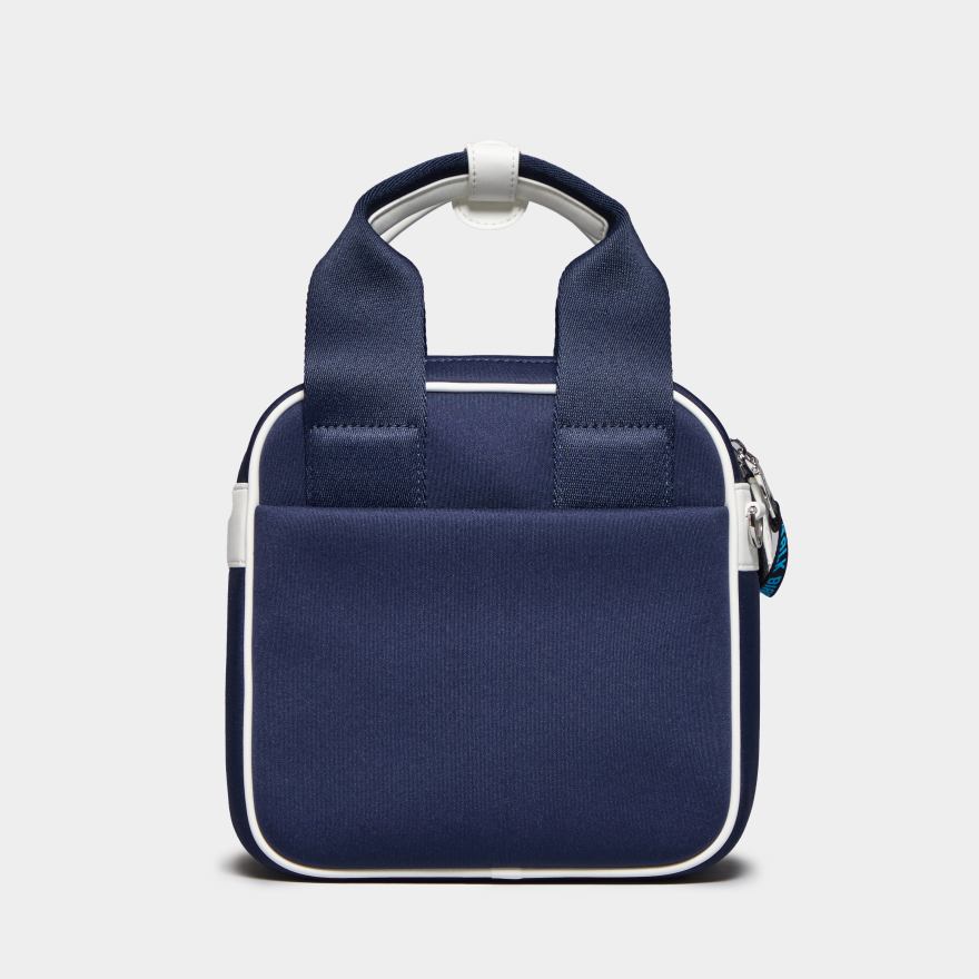 LTD RELEASE PRAY FOR BIRDIES TOP HANDLE BAG in NAVY/ONYX - Alternate Image 2