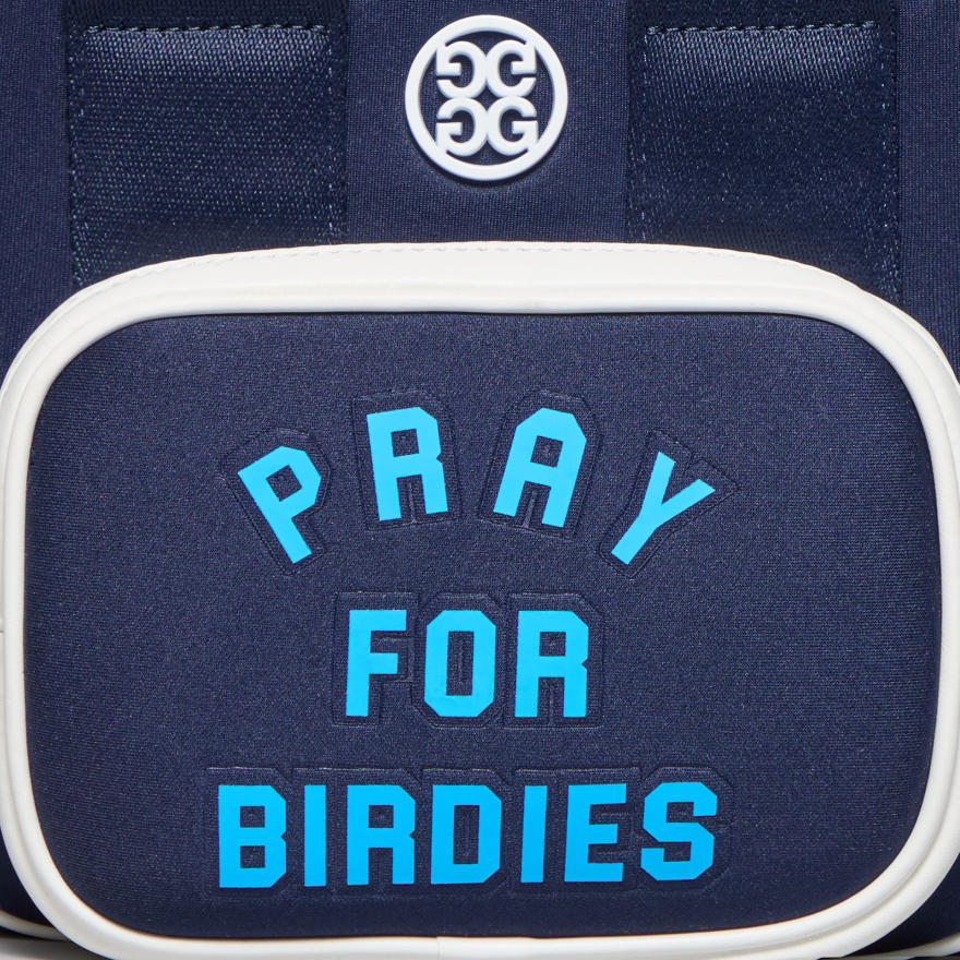 LTD RELEASE PRAY FOR BIRDIES TOP HANDLE BAG in NAVY/ONYX - Alternate Image 4