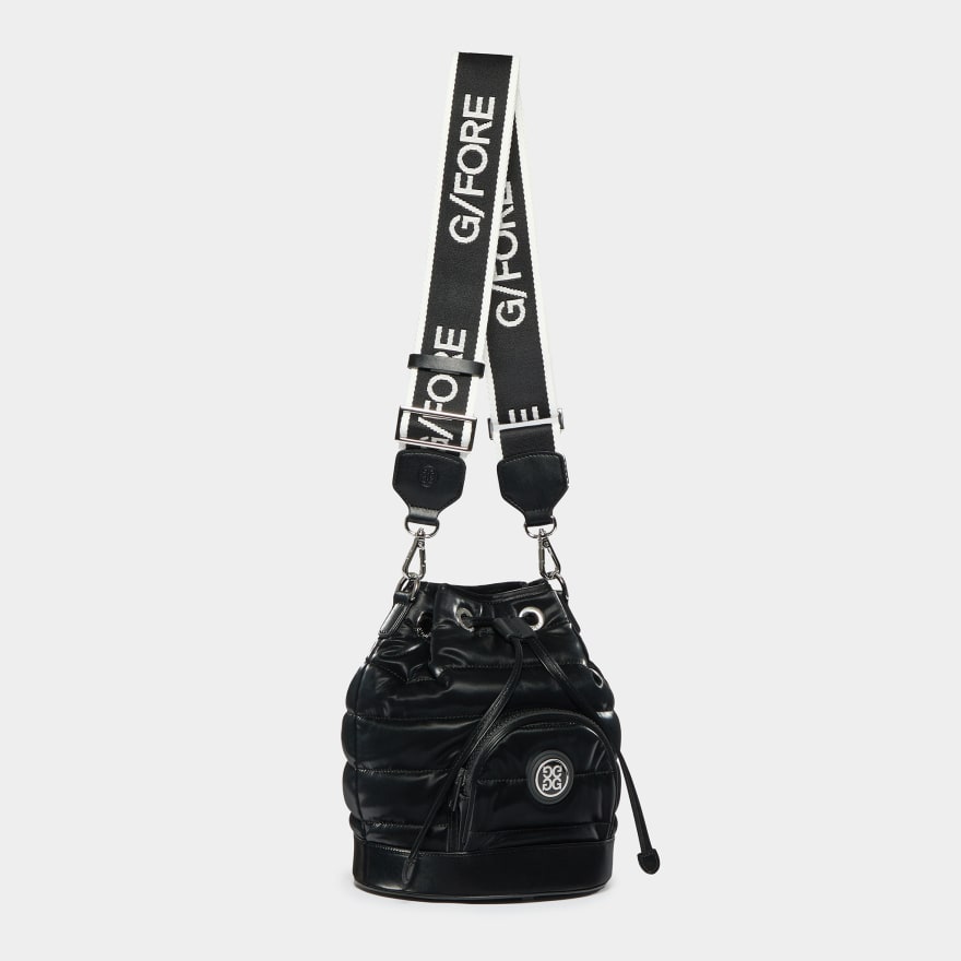 LTD RELEASE CIRCLE G'S QUILTED BUCKET BAG in Onyx - Alternate Image 2