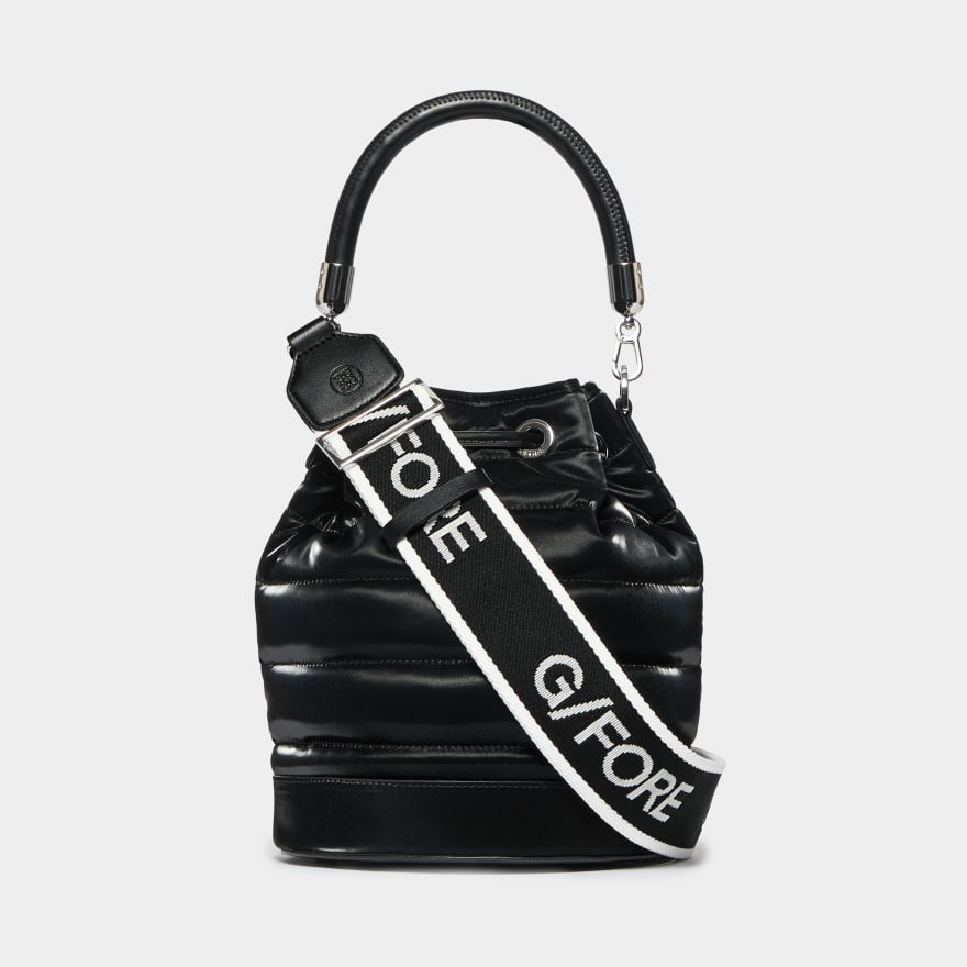 LTD RELEASE CIRCLE G'S QUILTED BUCKET BAG in Onyx - Alternate Image 4