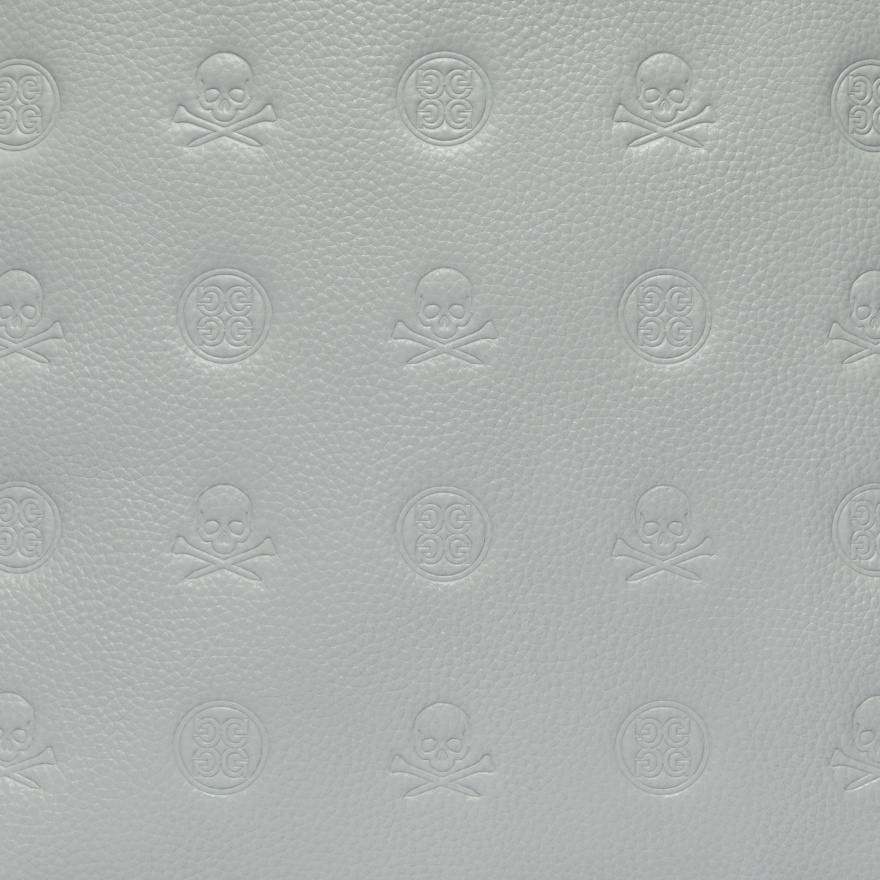 EMBOSSED SKULL & TEES LEATHER BACKPACK - Alternate Image 4