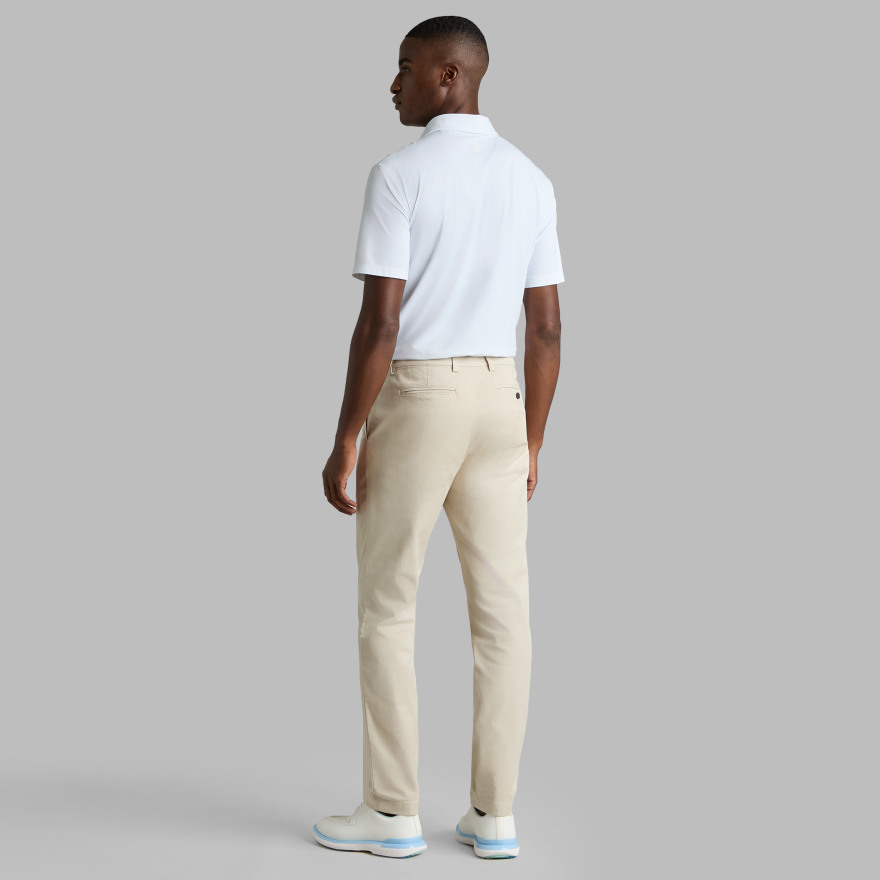 FINE STRETCH JACQUARD POLO in BAJA - Alternate Image 3