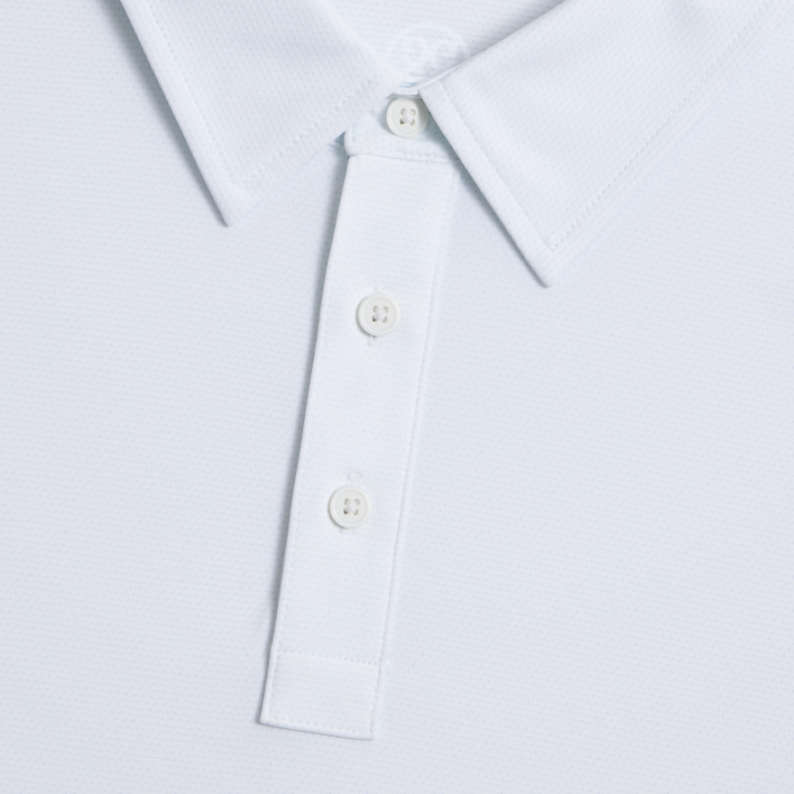 FINE STRETCH JACQUARD POLO in BAJA - Alternate Image 4
