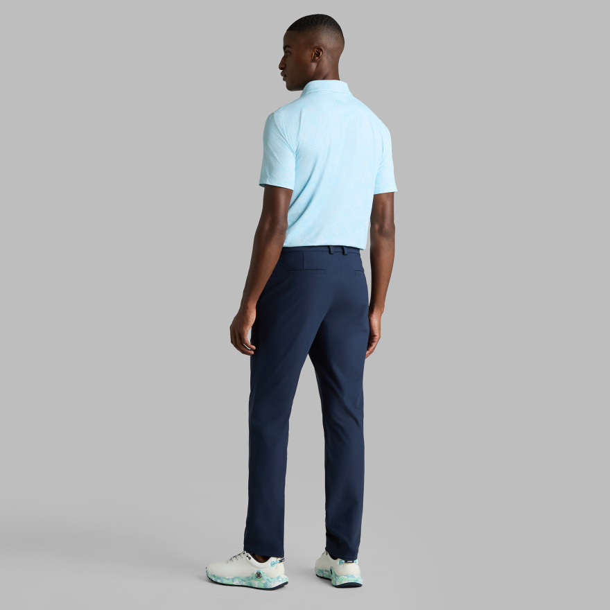 HYDRANGEA TECH JERSEY POLO in CENOTE - Alternate Image 3